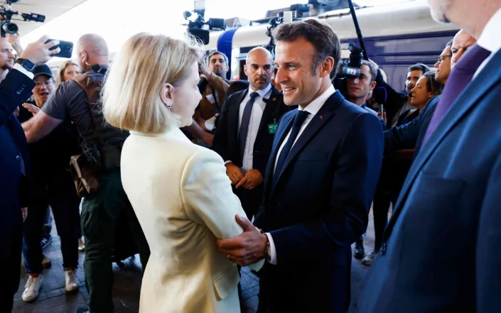 رهبران فرانسه، آلمان و ایتالیا در کییف