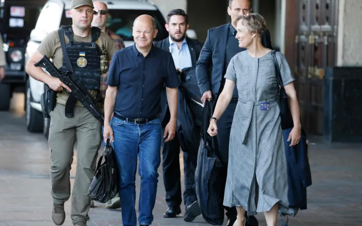 رهبران فرانسه، آلمان و ایتالیا در کییف