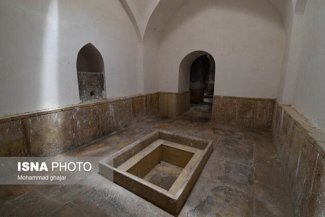 مرمت حمام تاریخی روستای «دُر» در گلپایگان