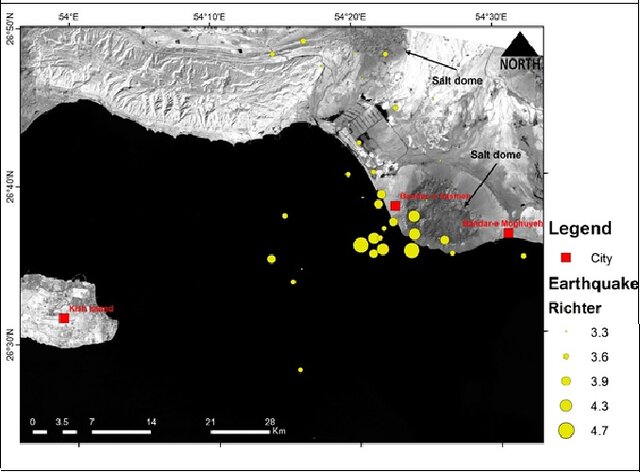 زلزلههای بندر چارک شاخصی برای افزایش مخاطرات طبیعی در سواحل خلیجفارس