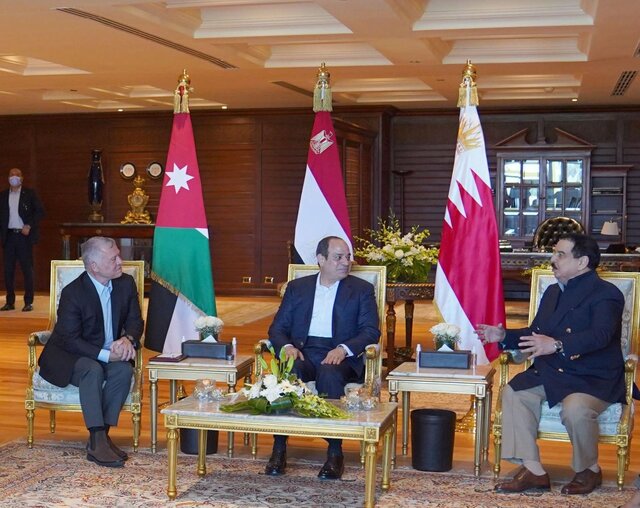 نشست سه‌جانبه سران مصر، بحرین و اردن در آستانه سفر بایدن به خاورمیانه