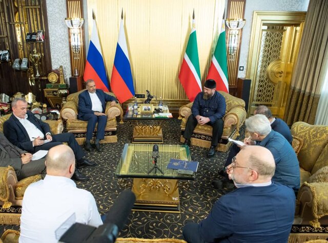 رایزنی سفیر ایران در روسیه با رییسجمهور و نخستوزیر چچن رایزنی سفیر ایران در روسیه با رییسجمهور و نخستوزیر چچن