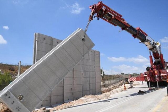 رژیم صهیونیستی دیوار حائل جدیدی در شمال کرانه باختری می‌سازد