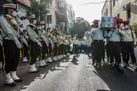 مراسم تشییع پیکر شهید سرهنگ محمد یاسمی