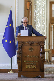 جوزف بورل، مسئول سیاست خارجی اتحادیه اروپا در دیدار با حسین امیرعبداللهیان