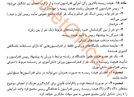 حضور غیرقانونی نصیرزاده در هیات رییسه فدراسیون کشتی!