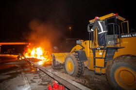 انفجار و آتش سوزی مرگبار تانکر حامل سوخت - قم