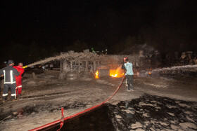 انفجار و آتش سوزی مرگبار تانکر حامل سوخت - قم