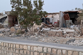 خسارات زلزله ۶.۱ ریشتری روستای سایه خوش بندر خمیر - هرمزگان