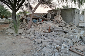 خسارات زلزله ۶.۱ ریشتری روستای سایه خوش بندر خمیر - هرمزگان