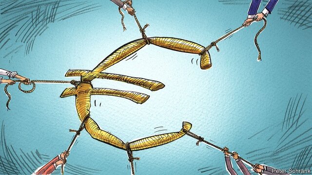 اکونومیست چند پاره شدن اروپا را با یک کاریکاتور پیشبینی کرد