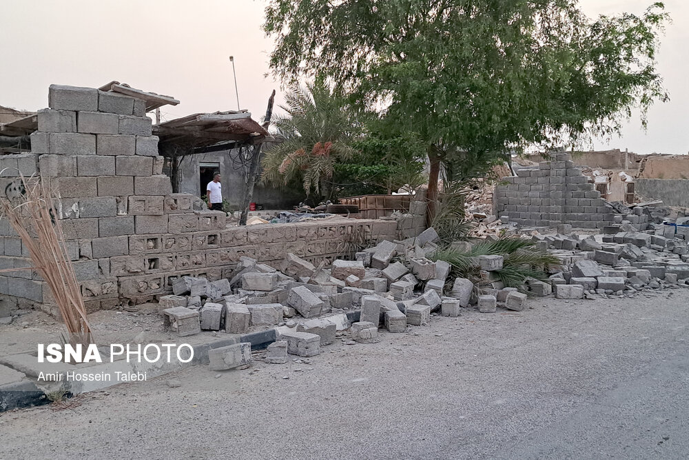 گزارش تصویری / تخریب ۱۰۰ درصدی برخی منازل در زلزله هرمزگان