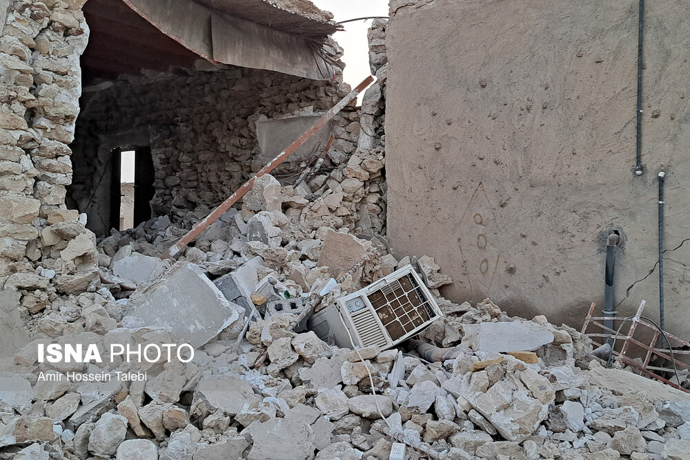 گزارش تصویری / تخریب ۱۰۰ درصدی برخی منازل در زلزله هرمزگان