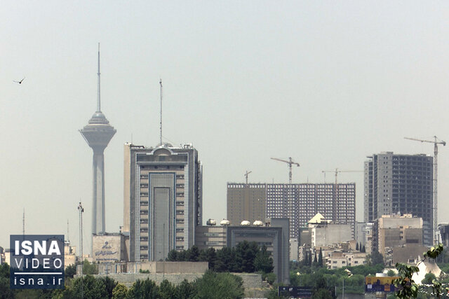 ویدئو / آلودگی تهران در روزی که تعطیل شد