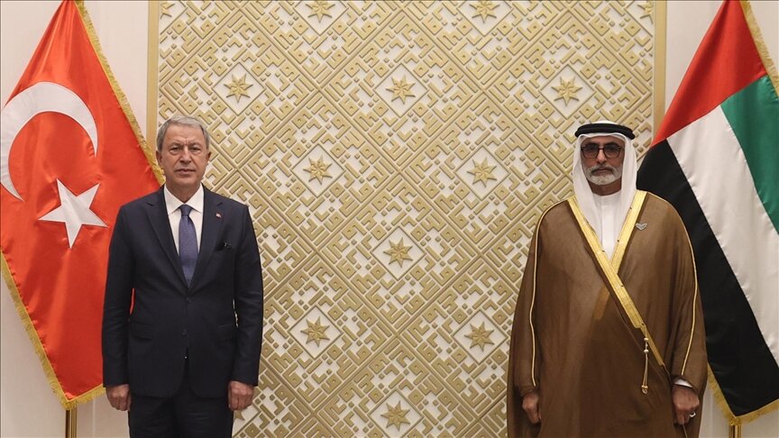 مذاکرات وزیر دفاع ترکیه با رئیس ستاد مشترک ارتش امارات