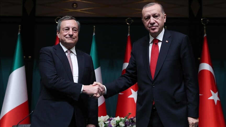 اردوغان: ترکیه و ایتالیا باید همکاری‌های دفاعی خود را تقویت کنند