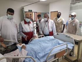 سرزمین مقدس مکه و مدینه؛ میعادگاه سفید و سرخ پوشان هلال احمر
