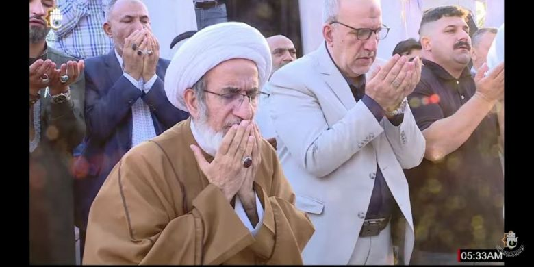 اقامه باشکوه نماز عید قربان در بینالحرمین