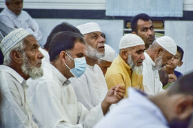 نماز عید قربان اهل تسنن در جزیره شیف