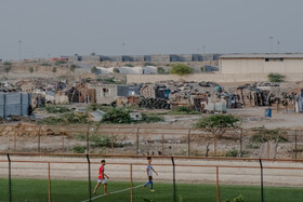 فوتبال در منطقه حاشیه نشین «میرآباد چابهار»