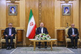 مراسم بدرقه رییس مجلس به ازبکستان