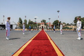 مراسم بدرقه رییس مجلس به ازبکستان