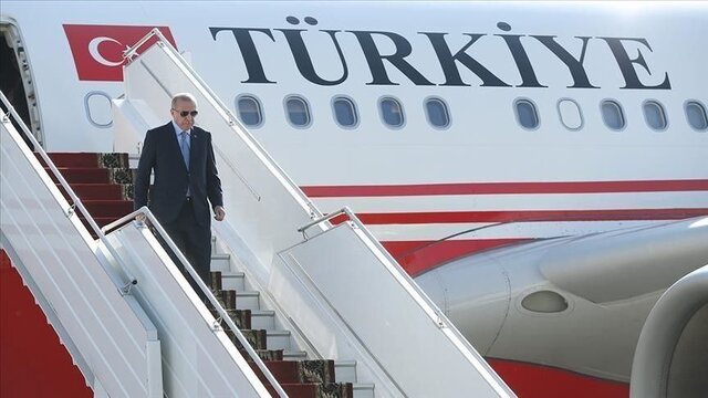 رجب طیب اردوغان وارد تهران شد رجب طیب اردوغان وارد تهران شد