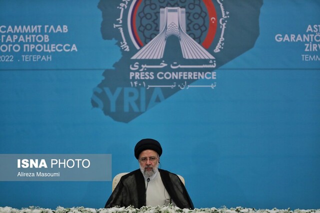 رییس‌جمهور ایران: همه اقدامات باید  به تقویت حاکمیت سوریه منجر شود