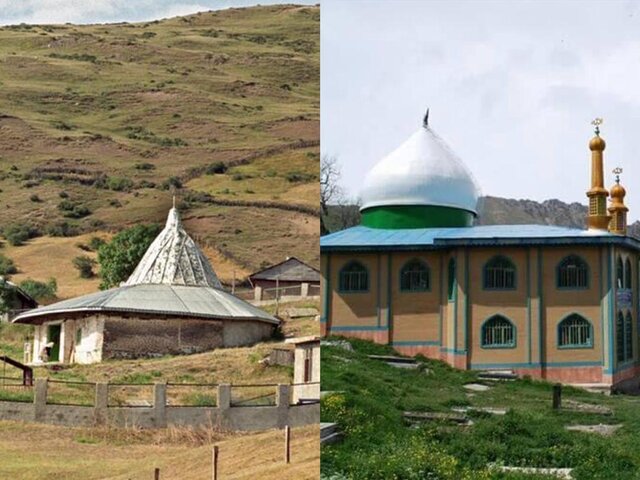 بقعه شاه شهیدان پیش و پس از تخریب بقعه صفوی «شاه شهیدان» را کوبیدند و از نو ساختند