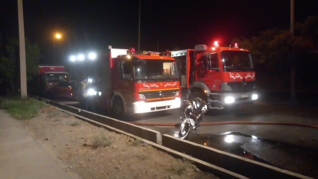 عکس تزئینی است آتشسوزی یک گاراژ در حوالی میدان خراسان