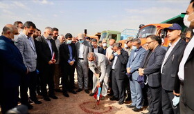 کلنگ‌زنی پروژه بزرگراه شهیدشوشتری با حضور شهردار تهران