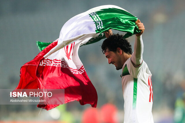 تصویر عکاس ایسنا از دیدار تیمهای ایران و عراق عکس فوتبالی که عکاس ایسنا را برگزیده کرد