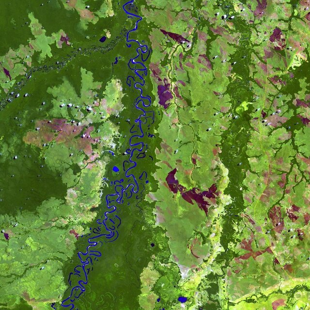 تصاویر ماهوارهای که به آثار هنری شباهت دارند