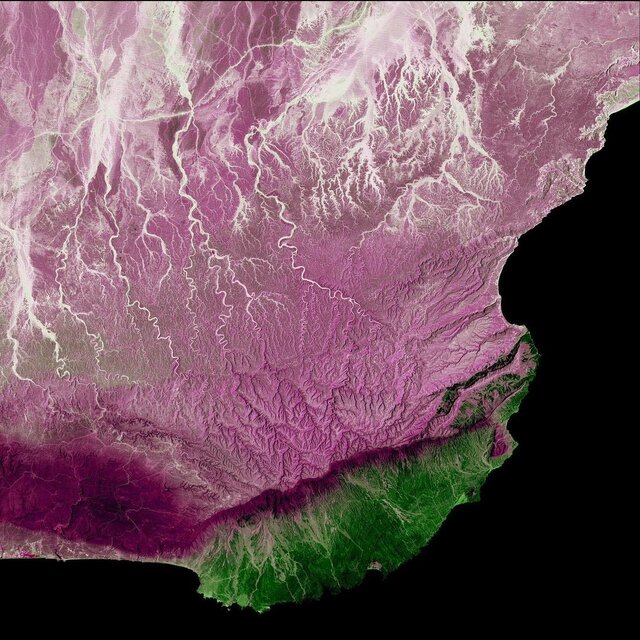 تصاویر ماهوارهای که به آثار هنری شباهت دارند