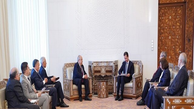 وزیر خارجه الجزایر در دیدار با اسد: این جهان عرب است که به سوریه نیاز دارد