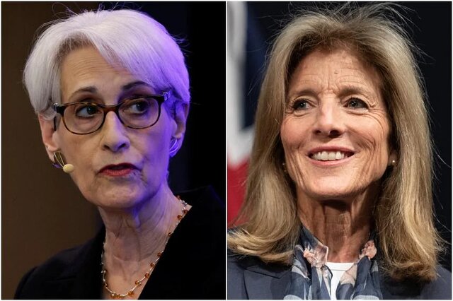 از راست: کرولاین کندی، وندی شرمن وندی شرمن و دختر جان اف. کندی به جزایر سلیمان میروند