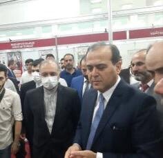 دیدار مهدی سبحانی با نمایندگان شرکتهای ایرانی حاضر در نمایشگاه سوریه