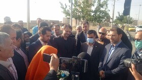 رئیس سازمان حفاظت محیط زیست وارد شهر بهار شد