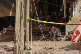 خسارات وارد شده از جاری شدن سیلاب و رانش زمین در امامزاده داوود تهران