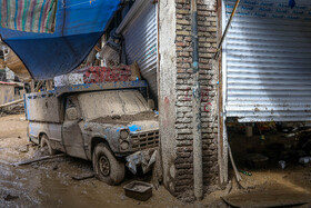 سیل در منطقه کن تهرانخسارات وارد شده از جاری شدن سیلاب و رانش زمین در امامزاده داوود تهران