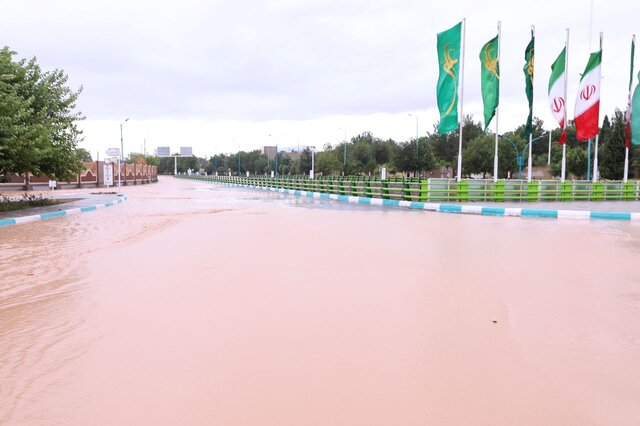 بارندگی چند ساعت اخیر شهر یزد، ۱۰ میلی متر بیشتر از میانگین سالیانه