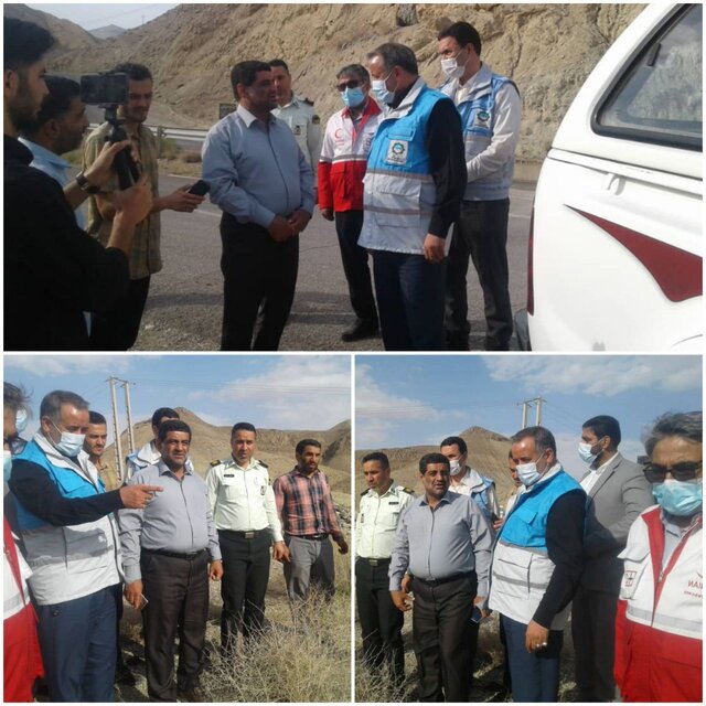 بازگشایی راه های روستایی شهرستان های آرادان و سرخه