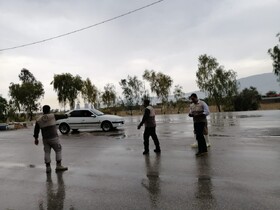 نقش آفرینی گروه‌های جهادی کازرون در بارندگی اخیر