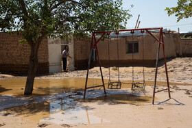 خسارت سیل در روستای آهنگران استان مرکزی