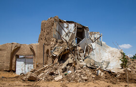 خسارت سیل در روستای آهنگران استان مرکزی