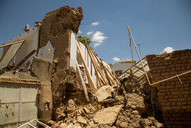 خسارت سیل در روستای آهنگران استان مرکزی