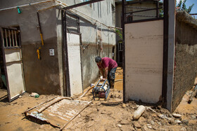 خسارت سیل در روستای آهنگران استان مرکزی