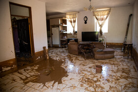 خسارت سیل در روستای آهنگران استان مرکزی