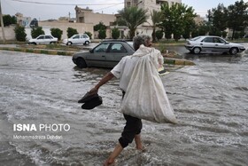 آبگرفتگی در برخی معابر شیراز/شهروندان هشدارها را جدی بگیرند