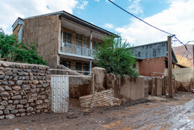 خسارات سیل در روستای ناریان - طالقان